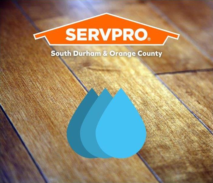 Wood Floors with Water Logo